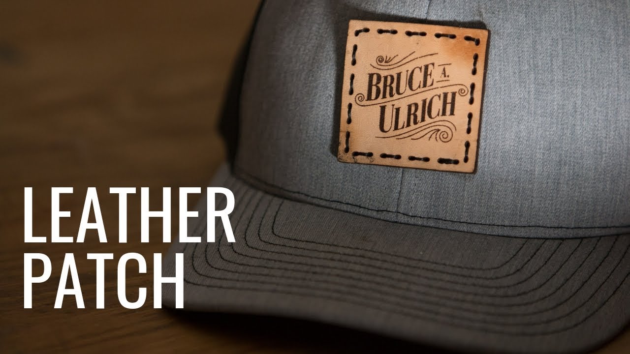 An application scenario or product detail of how to make leather patches for hats - Image 9