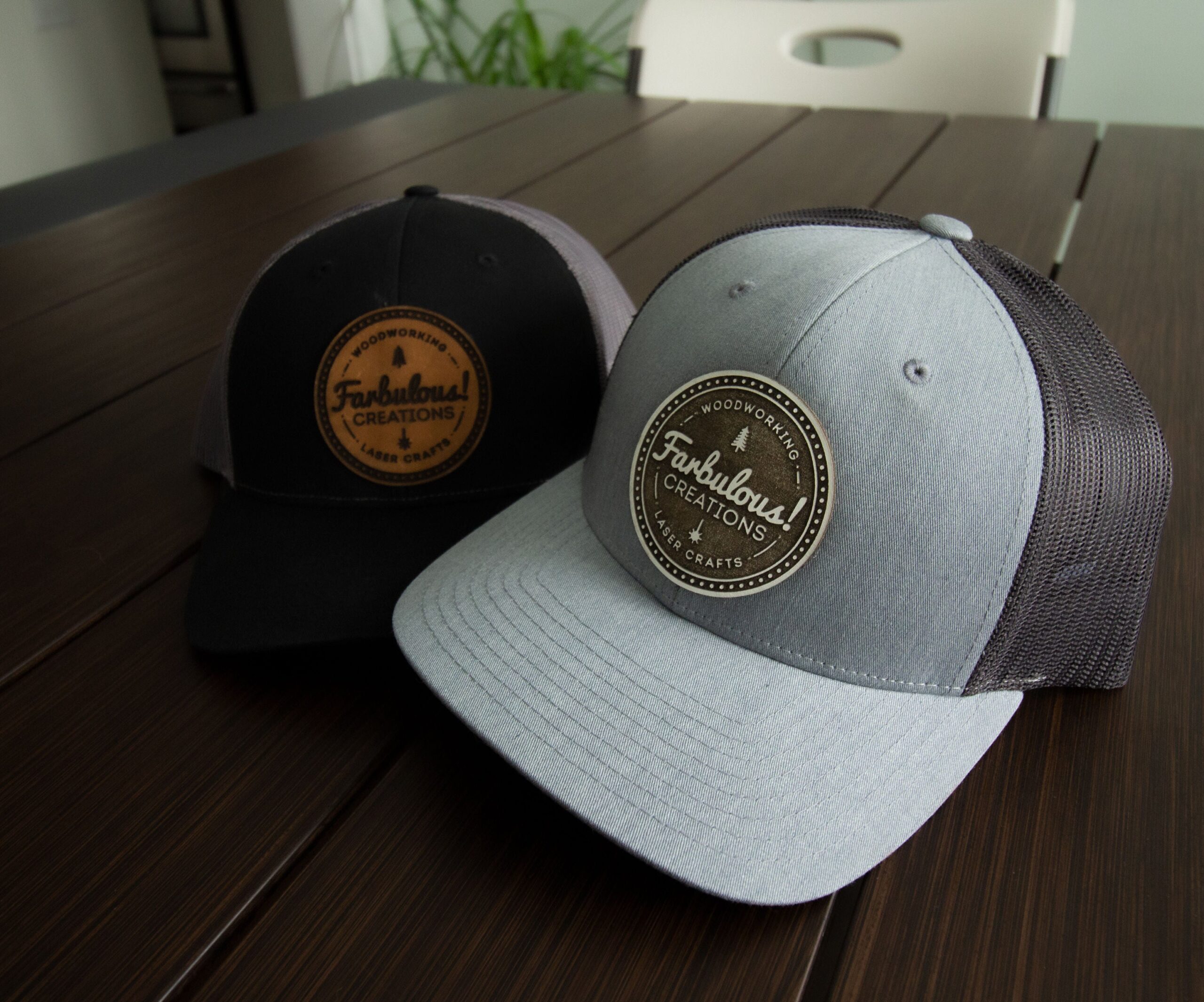 An application scenario or product detail of how to make leather patches for hats - Image 10