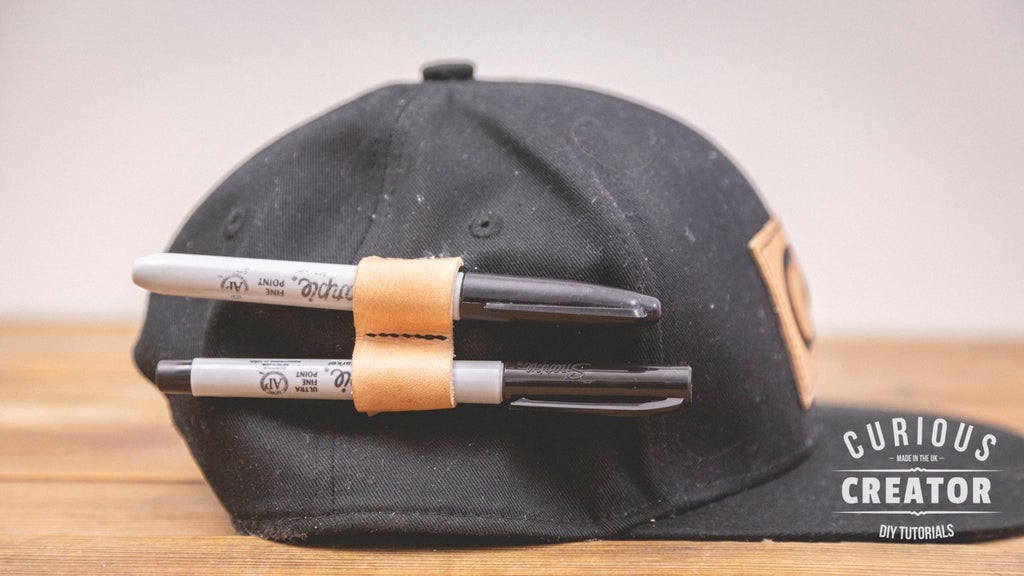 An application scenario or product detail of how to make leather patches for hats - Image 15