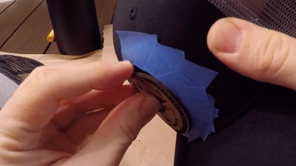An application scenario or product detail of how to make leather patches for hats - Image 22