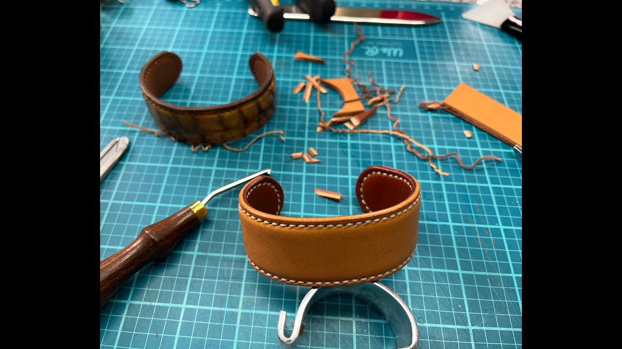 An application scenario or product detail of how to make leather wristbands - Image 14