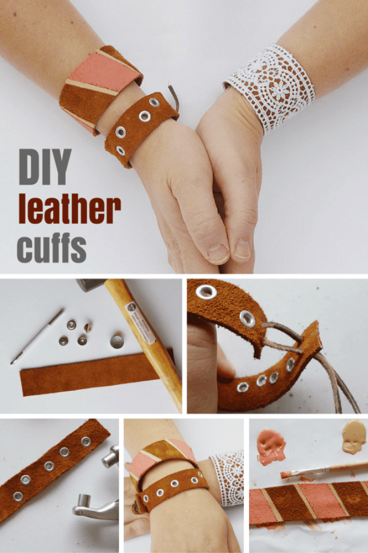 An application scenario or product detail of how to make leather wristbands - Image 15