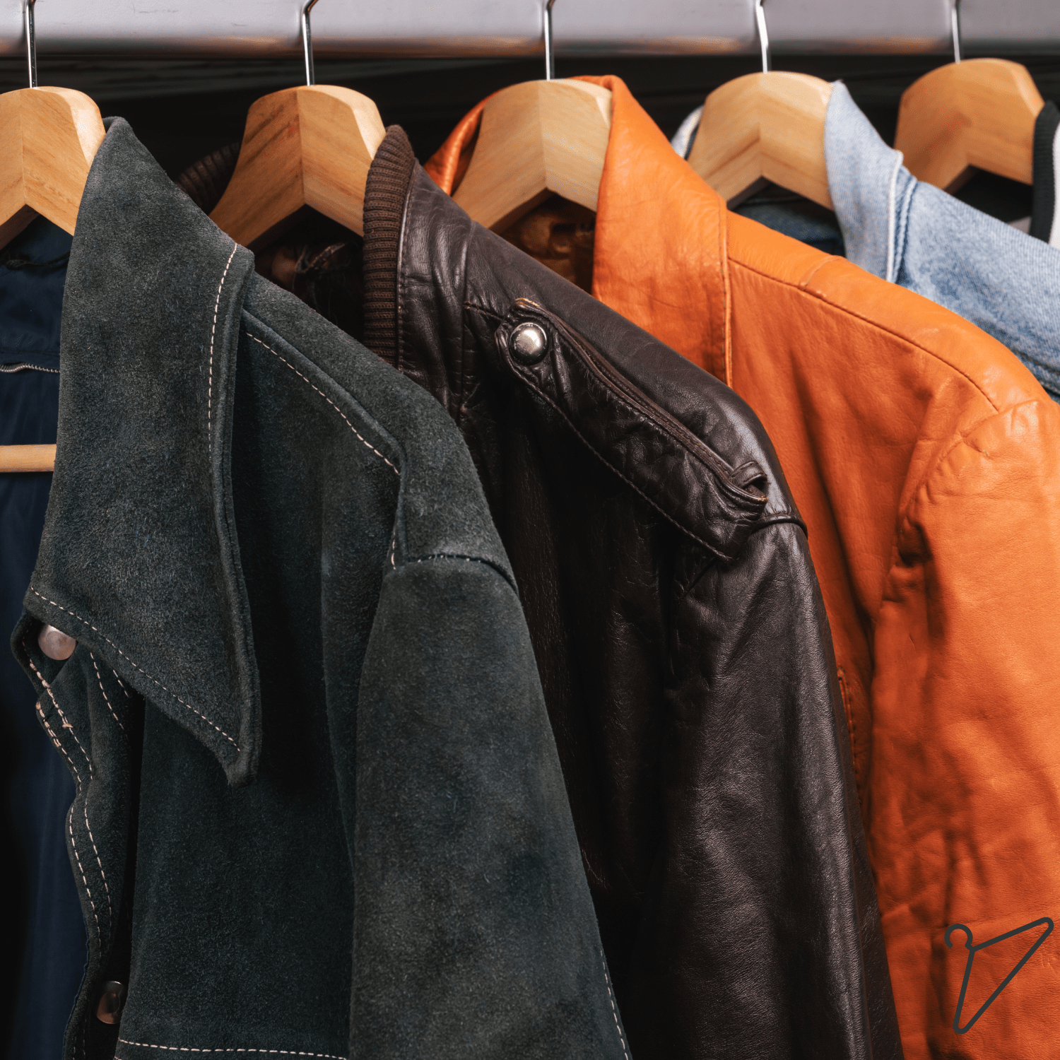 An application scenario or product detail of how to store leather clothes - Image 1
