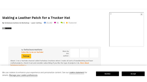 Instructables - Custom Trucker Hat Kit