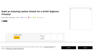 Instructables - Leather Craft Essentials