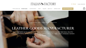 Italian Shoe Factory - Handmade Leather Goods