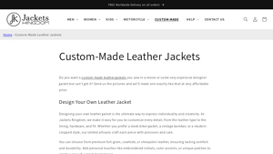 Jackets Kingdom - Custom Leather Jackets