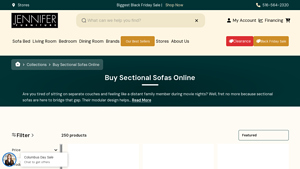 Jennifer Furniture - Sectional Sofas