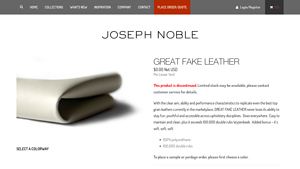 Joseph Noble - Great Fake Leather
