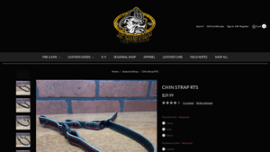 JP Custom Leatherworks - Chin Strap RTS