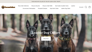 Karma Collars - Personalized Leather Dog Collars