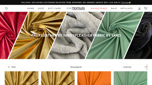 Kiki Textiles - Faux Leather Fabric