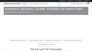 Kovi Fabrics - Automotive Upholstery