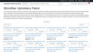 KOVI Fabrics - Microfiber Upholstery Fabric