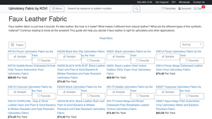 Kovi Fabrics - Faux Leather Solutions