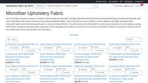KOVI Fabrics - Microfiber Upholstery Fabric