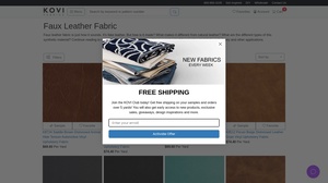 Kovi Fabrics - Faux Leather Fabric