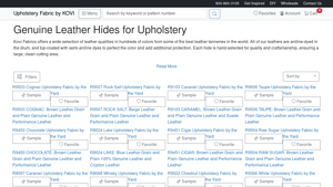 Kovi Fabrics - Genuine Leather Hides