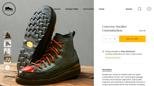 KWShoeRepair - Converse Sneaker Customization