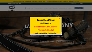 LadderCo Leather - Stitched Leather Radio Strap Set