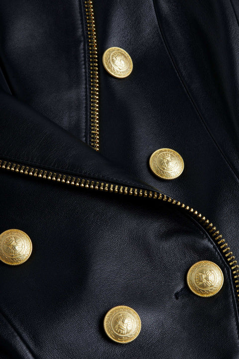 An application scenario or product detail of l'agence leather jacket - Image 13