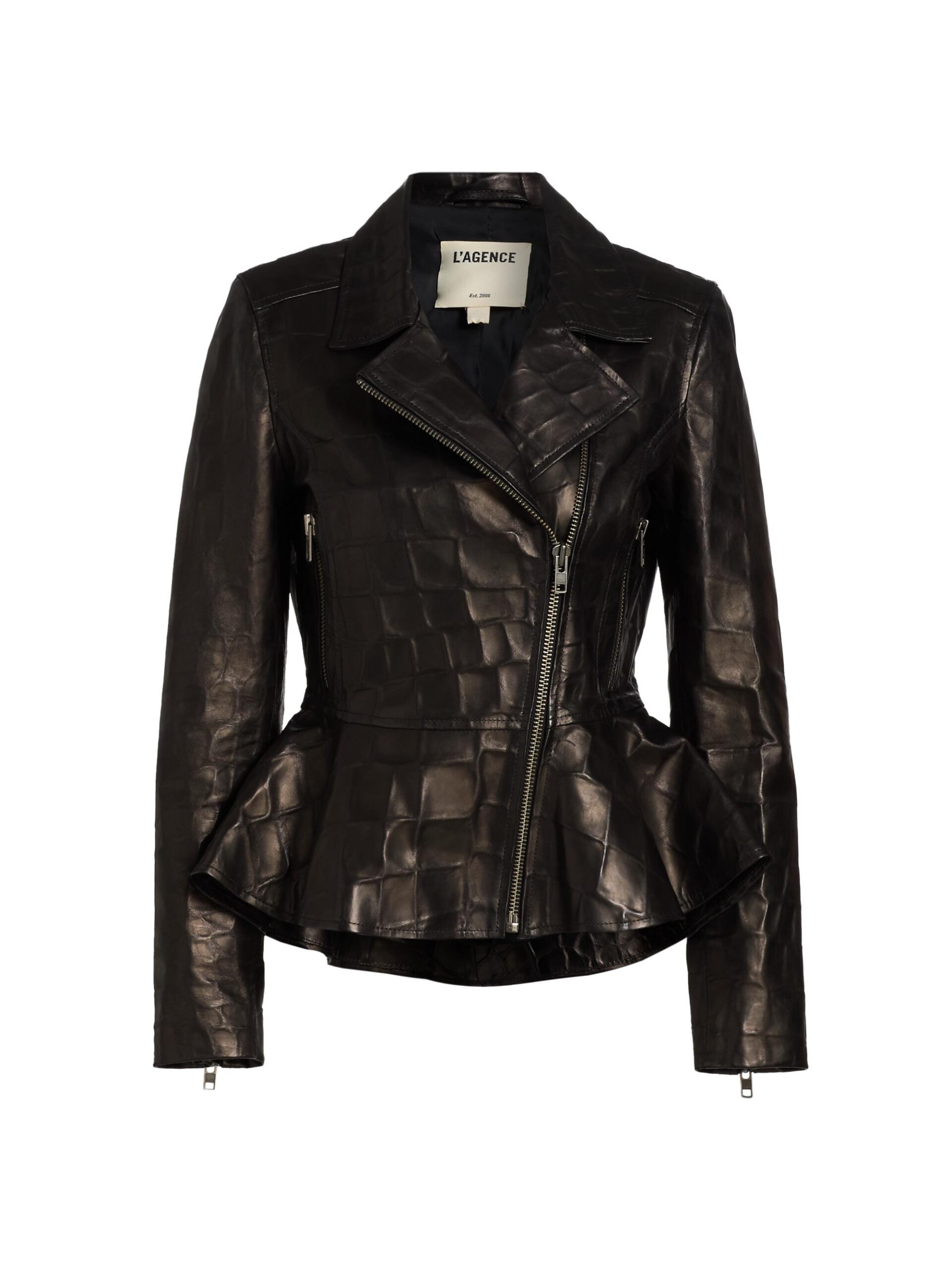 An application scenario or product detail of l'agence leather jacket - Image 15