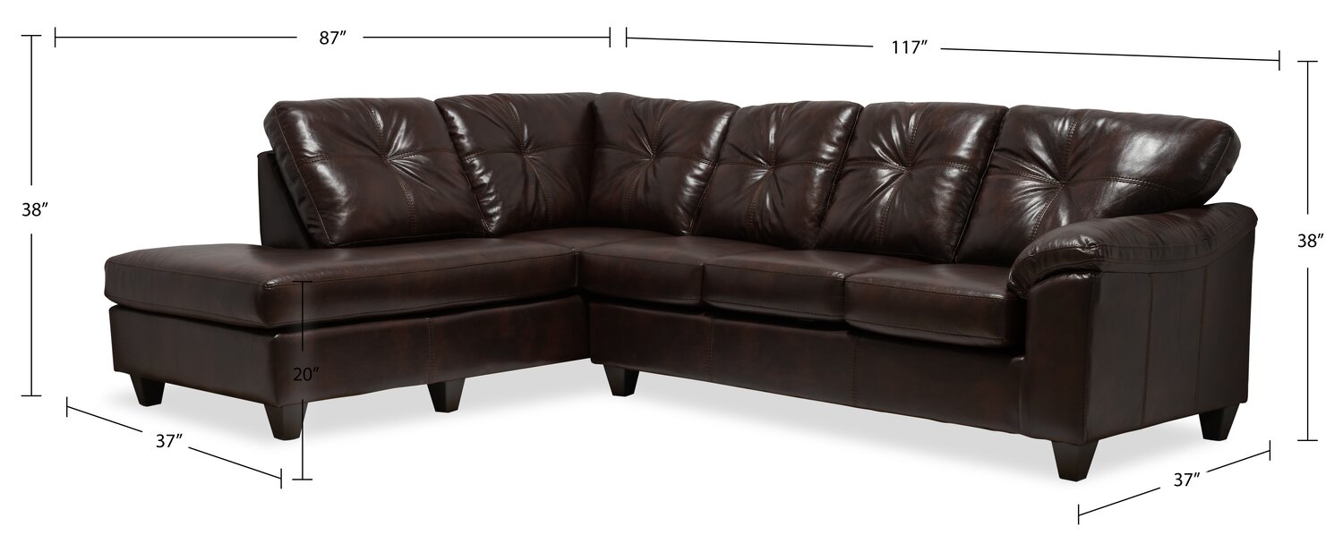 An application scenario or product detail of leather and fabric sectional - Image 20