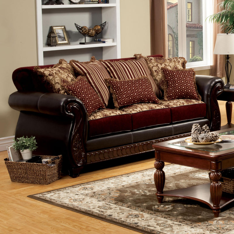 An application scenario or product detail of leather and fabric sofa - Image 13