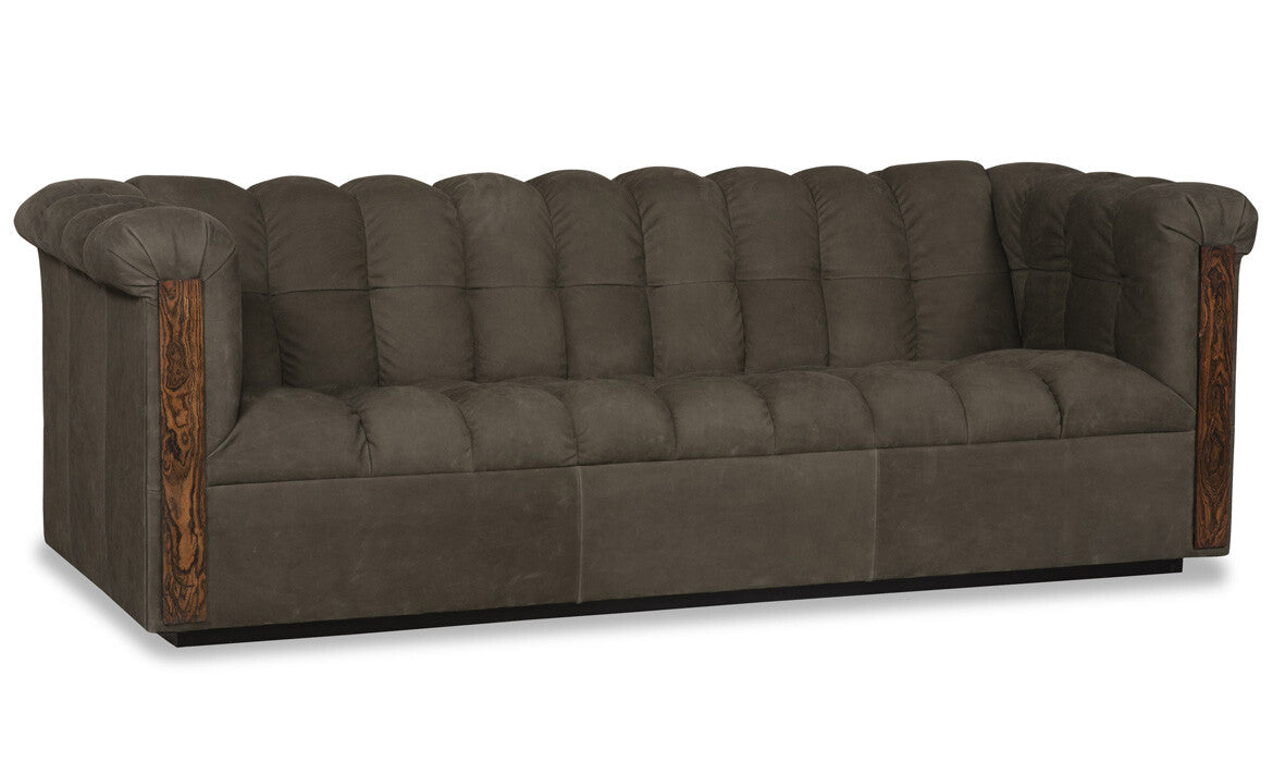 An application scenario or product detail of leather and suede couch - Image 4