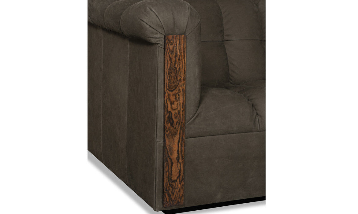 An application scenario or product detail of leather and suede couch - Image 14