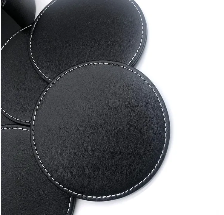 An application scenario or product detail of leather coasters bulk - Image 8