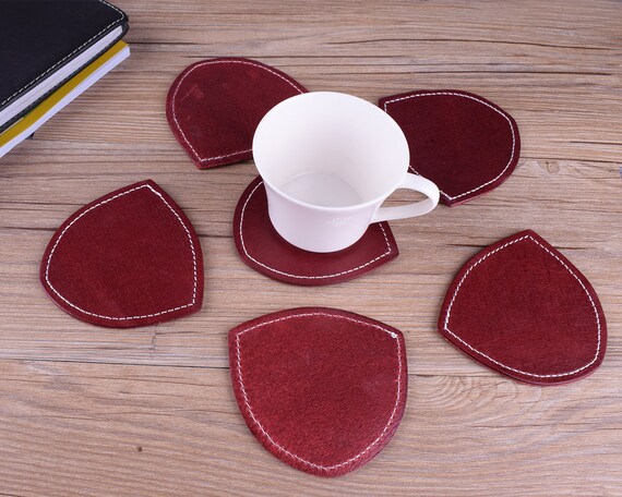 An application scenario or product detail of leather coasters bulk - Image 17