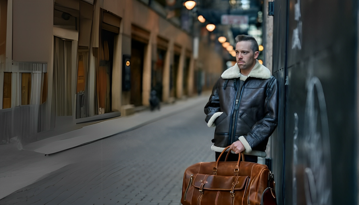 An application scenario or product detail of leather coat companies - Image 7