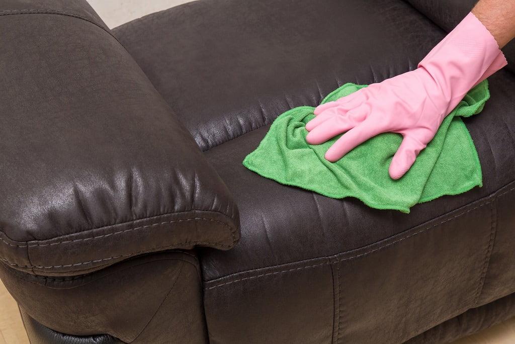 An application scenario or product detail of leather couch cleaning service - Image 17