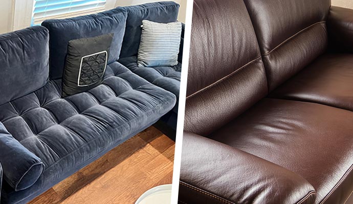 An application scenario or product detail of leather couch cleaning service - Image 20