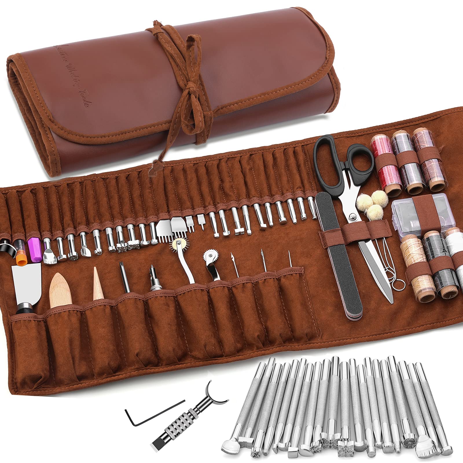 An application scenario or product detail of leather craft tools and supplies - Image 2