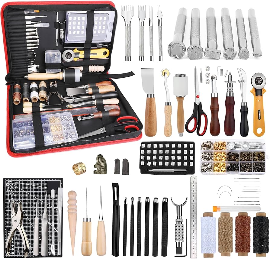 An application scenario or product detail of leather craft tools and supplies - Image 19