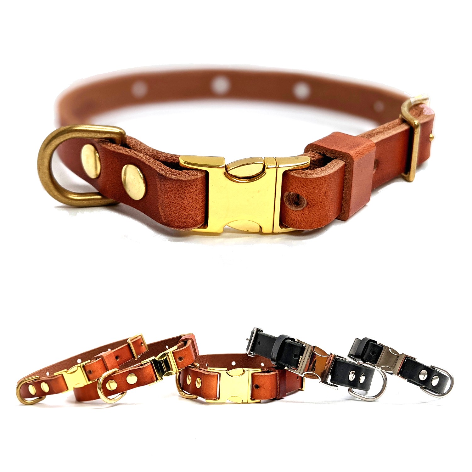 An application scenario or product detail of leather dog collars custom made - Image 4
