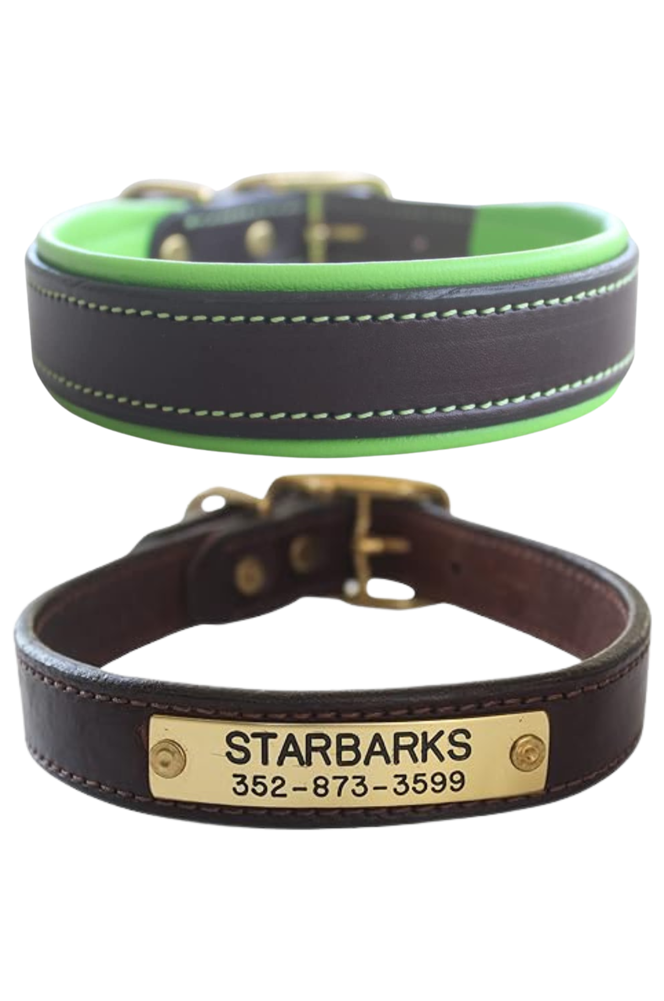 An application scenario or product detail of leather dog collars custom made - Image 11