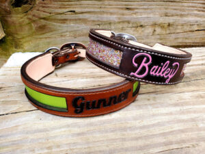 An application scenario or product detail of leather dog collars custom made - Image 12