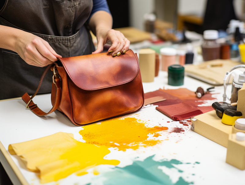 An application scenario or product detail of leather dyeing service - Image 22