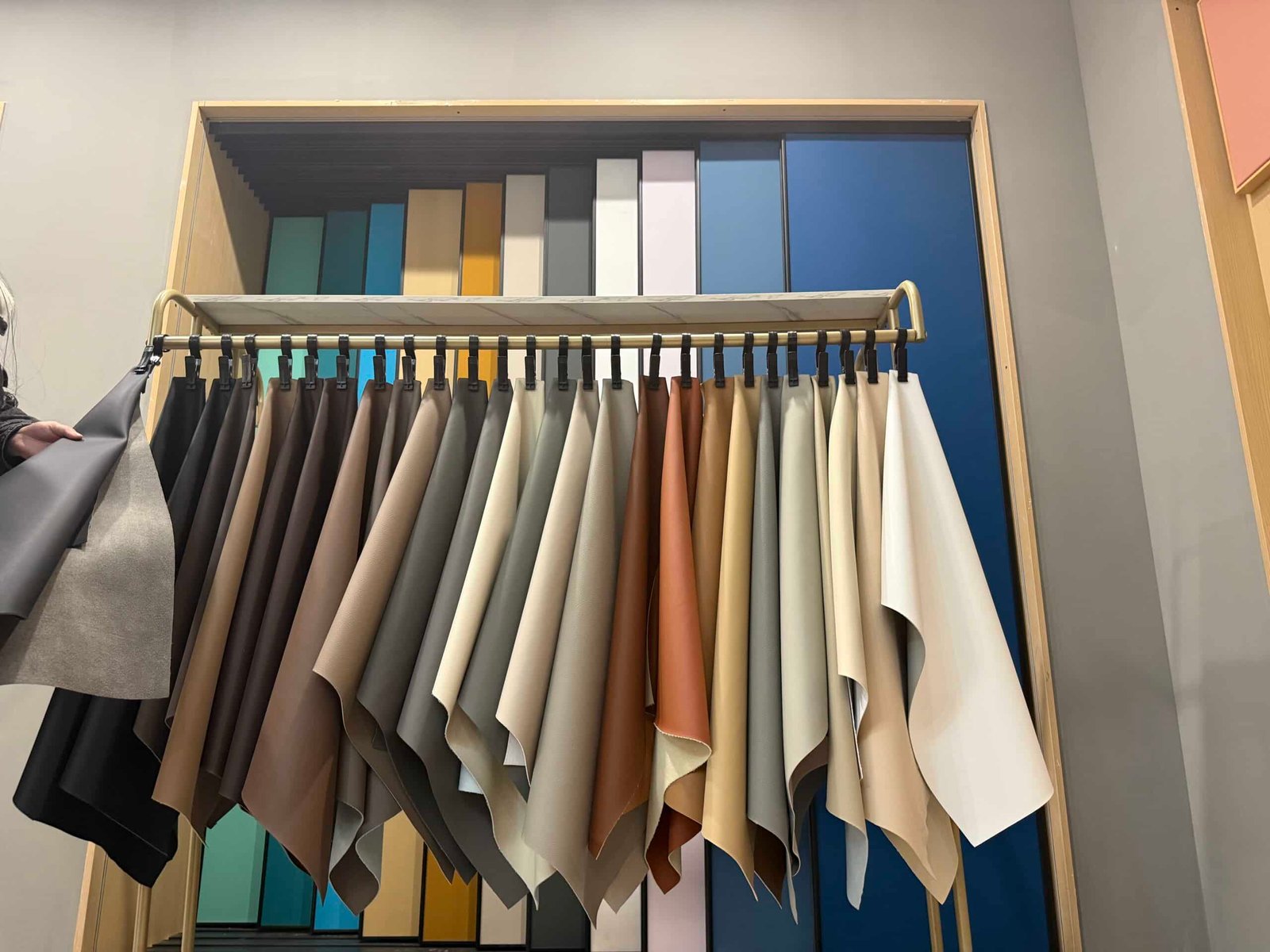 An application scenario or product detail of leather fabric material - Image 13