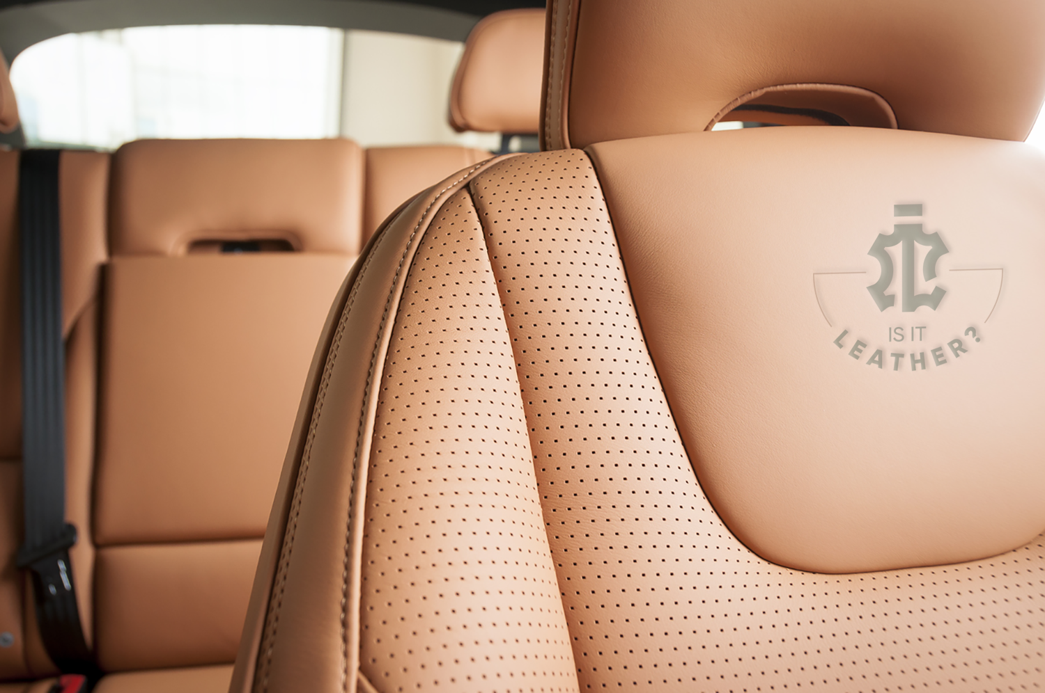 An application scenario or product detail of leather for car interior - Image 1