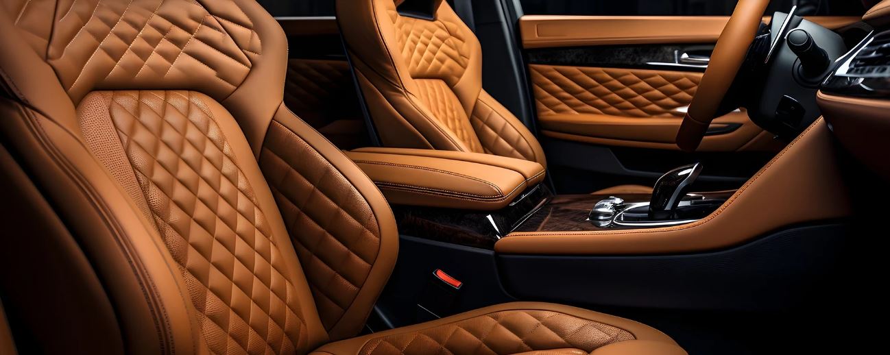 An application scenario or product detail of leather for car interior - Image 5