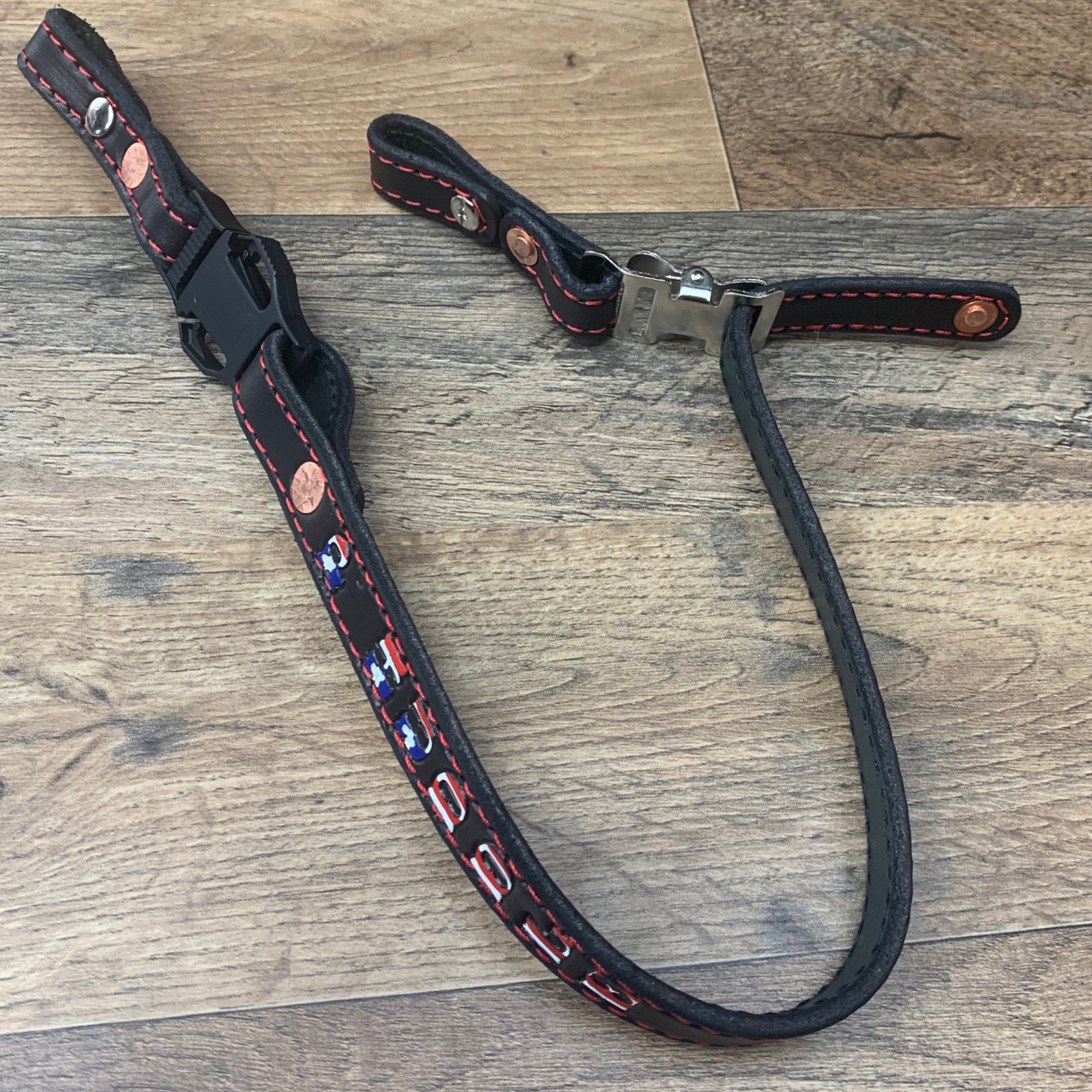 An application scenario or product detail of leather helmet chin strap - Image 22