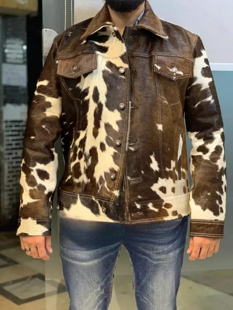 An application scenario or product detail of leather jacket cowhide - Image 2