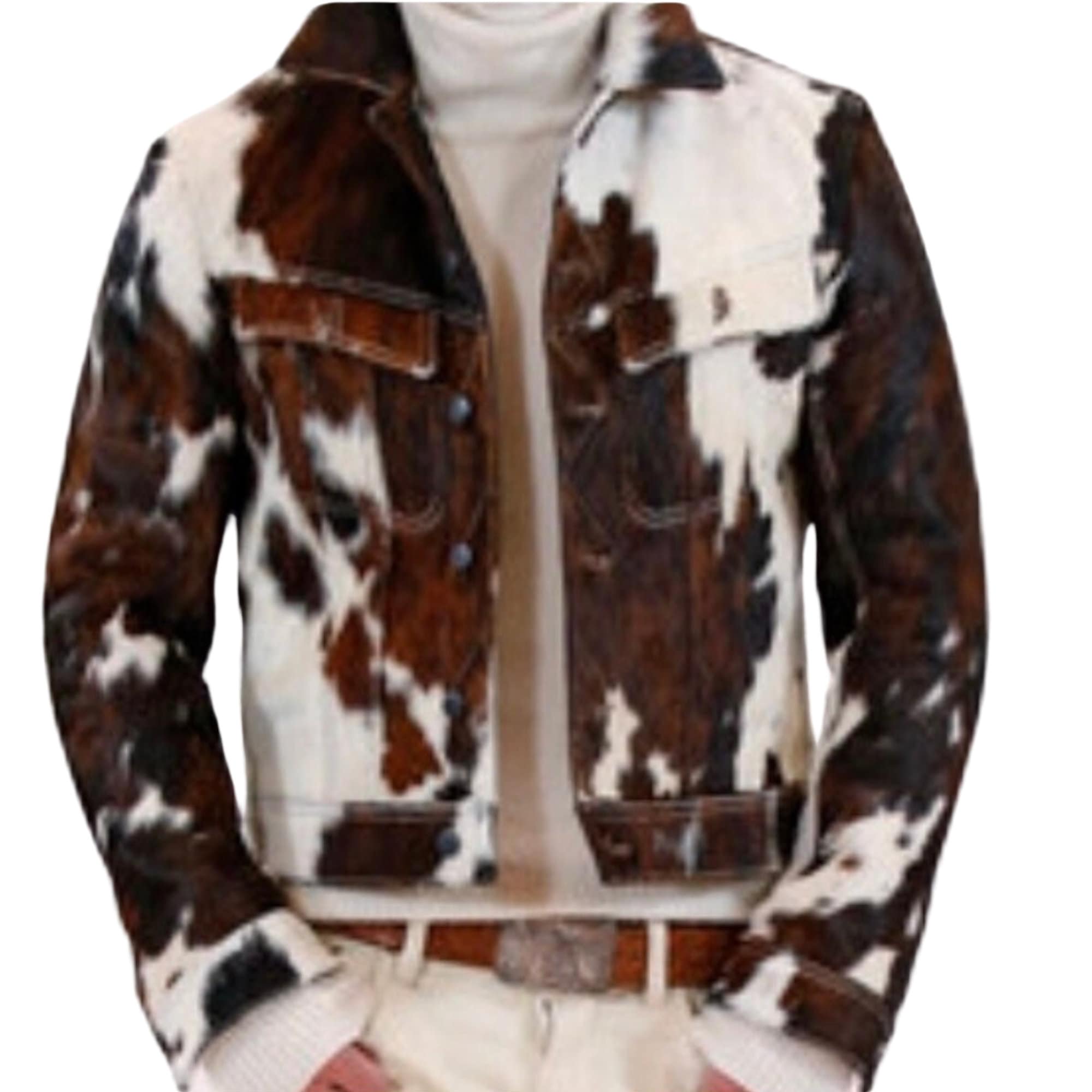An application scenario or product detail of leather jacket cowhide - Image 5
