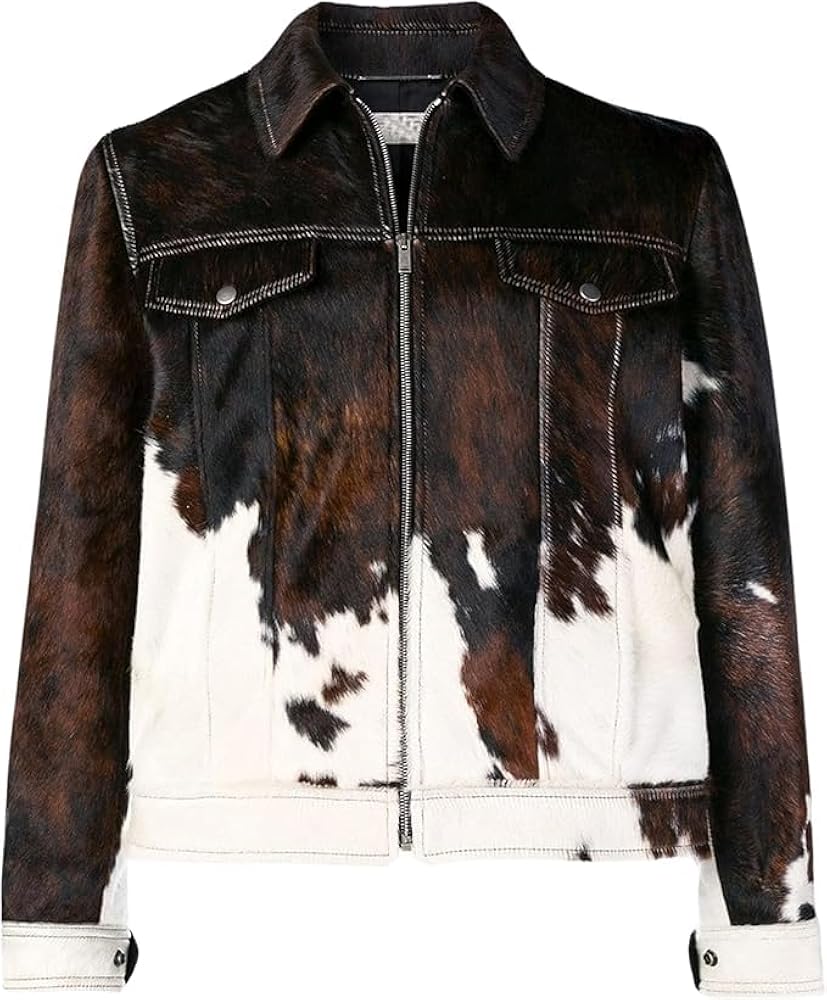 An application scenario or product detail of leather jacket cowhide - Image 14