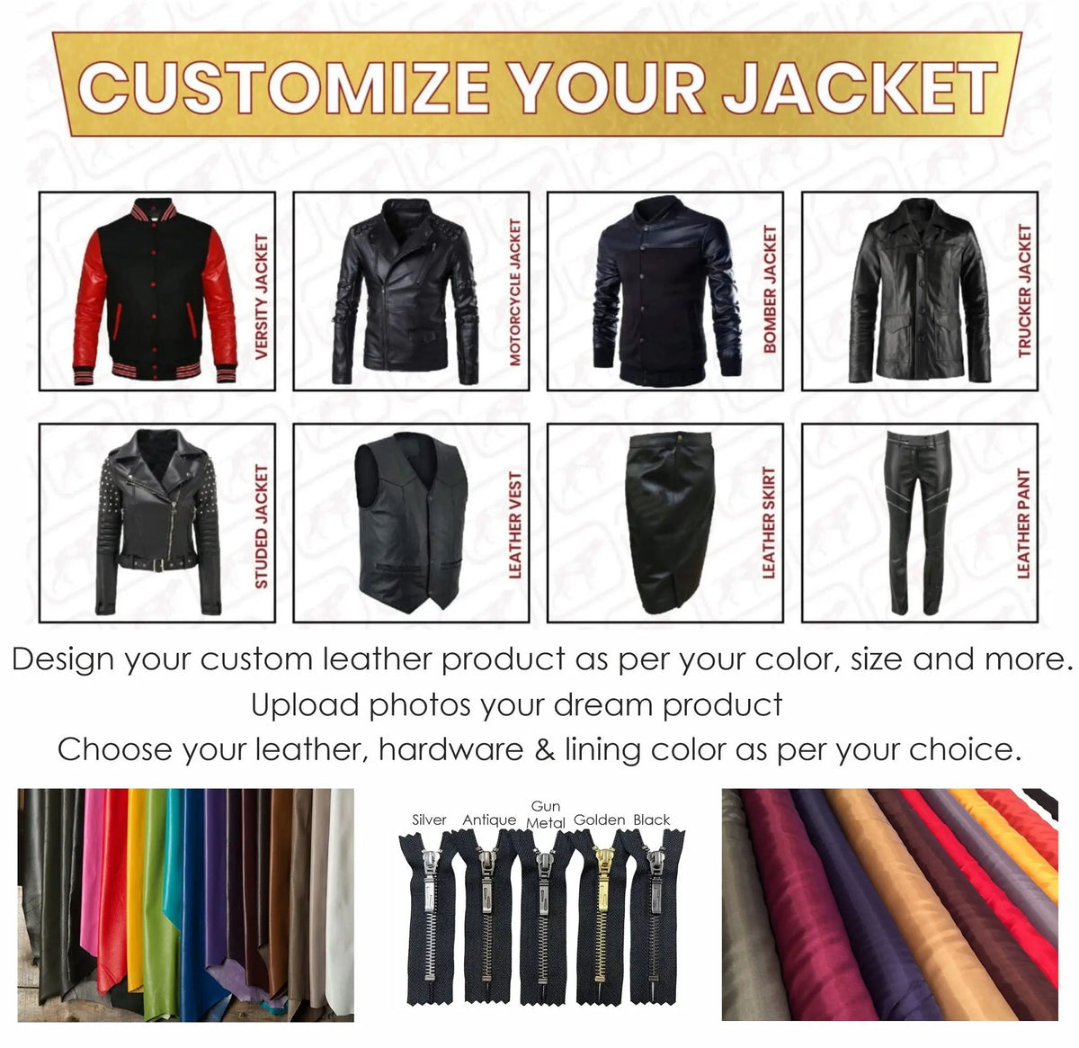 An application scenario or product detail of leather jacket customization - Image 5