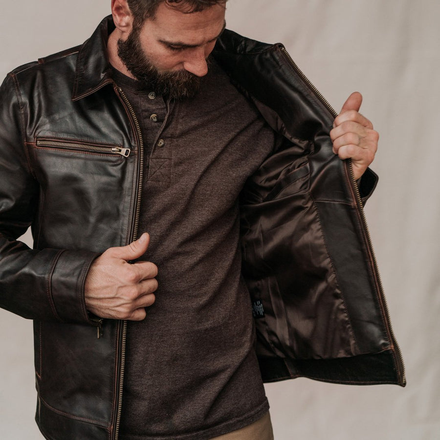 An application scenario or product detail of leather jacket manufacturers - Image 7